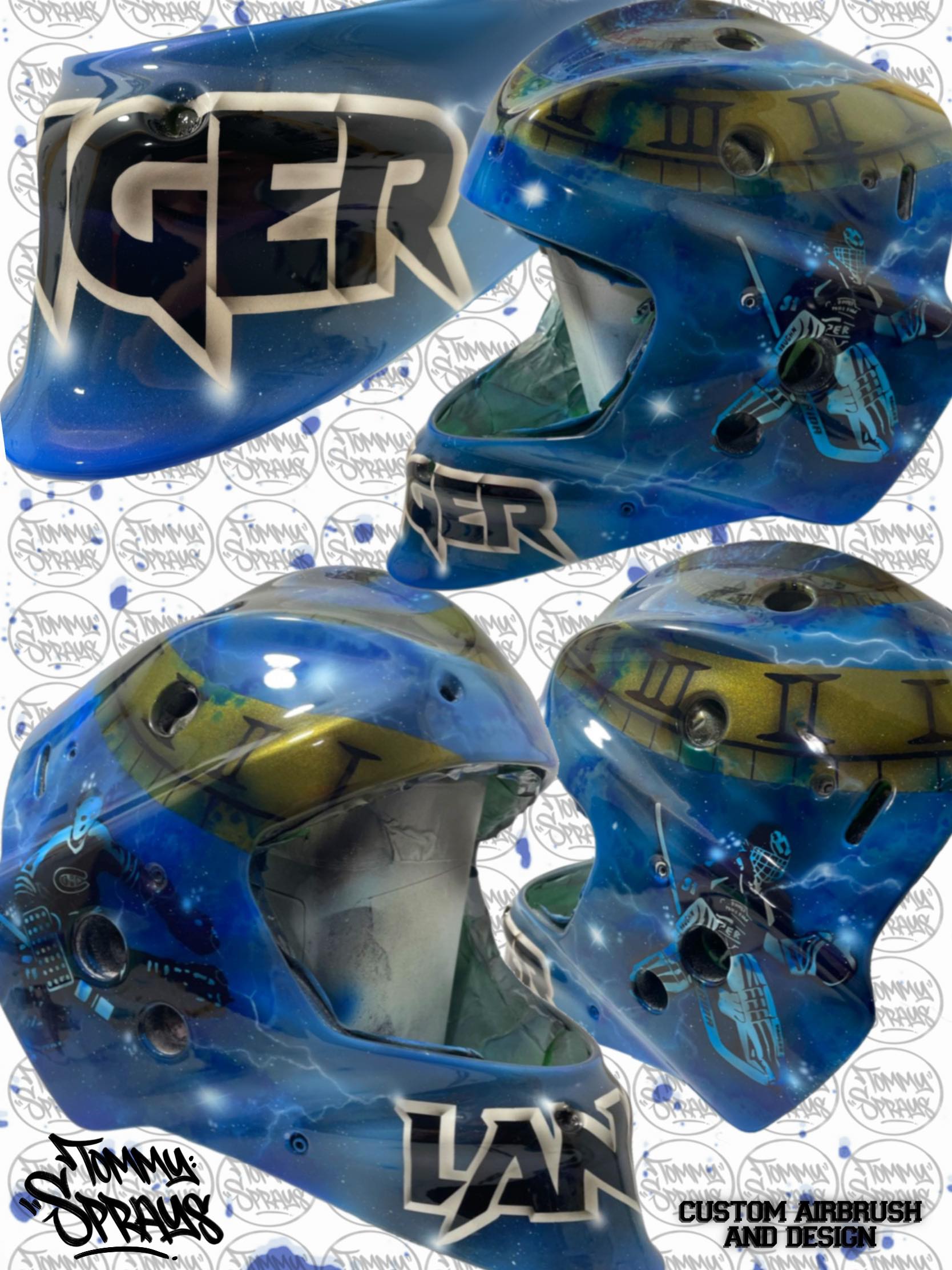 Custom Goalie Mask Art